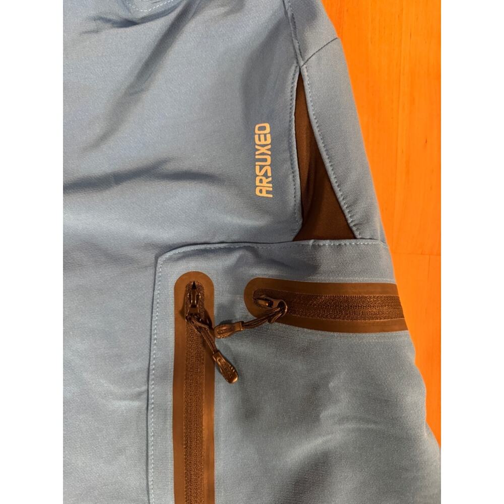 ARSUXEO Blue Technical MTB Mountain Bike Shorts - Size Small - Picture 2 of 8